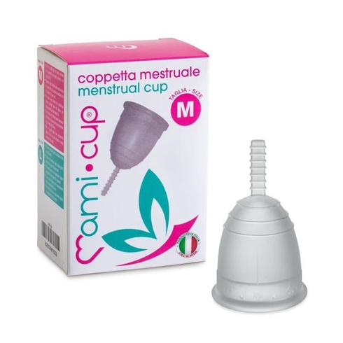 Menštruačný kalíšok MamiCup® Mäkký, flexibilný, opakovane použiteľný silikón lekárskej kvality