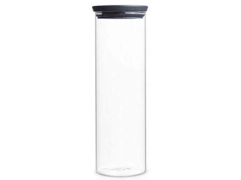 Skleněná nádoba Brabantia 1,9 l - víko tmavě šedé 1,9 l