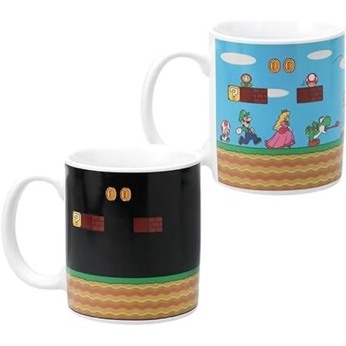 Termohrnček na kávu Super Mario Bros. - Oficiálne licencovaný tovar Nintendo, Nostalgický darček s