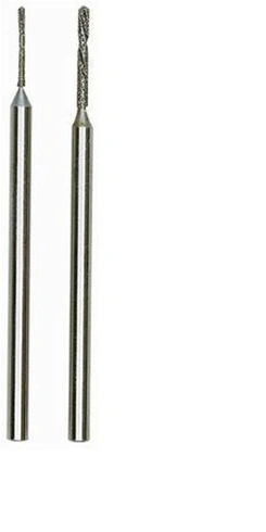 Spirálové diamantové vrtáky Proxxon 0,8 a 1,2 mm, 2 kusy, stříbrné, 28255