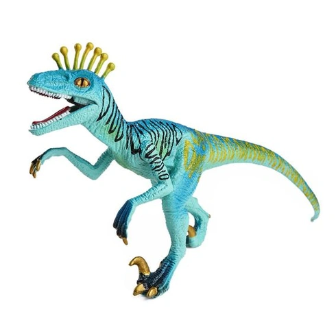 MAKFORT Figurka dinosaura Hračky Figurky Eoraptor Modrá, Pohyblivé paže Sběratelská hračka,