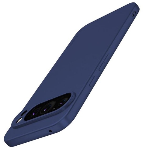 Puzdro X-level pre Google Pixel 9 Pro XL, tenké mäkké puzdro, tmavo modré