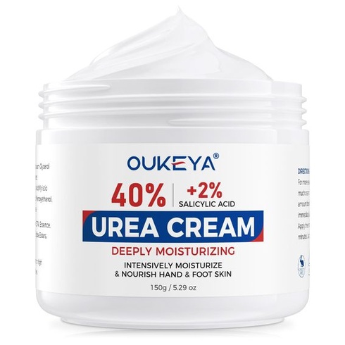 OUKEYA New Formula Urea Cream 40% plus kyselina salicylová 2%, hydratačný a regeneračný krém na