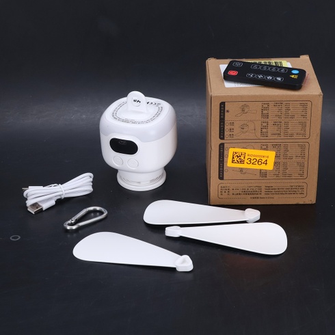 Stropný ventilátor TUIBEIDAMAI 8000mAh, biela