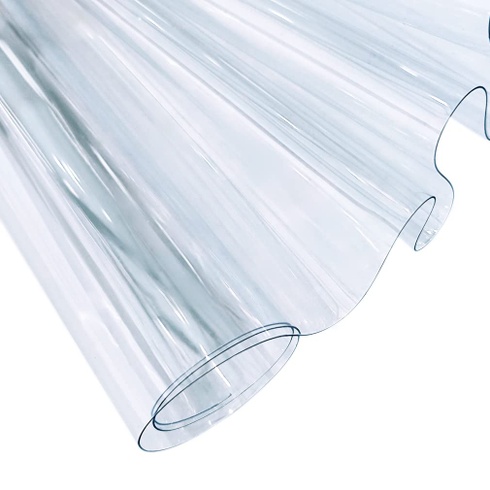 XHT 30 x 135 cm čirý PVC vinyl 0,4 mm neon jednobarevná voděodolná tkanina Super čirá zrcadlová