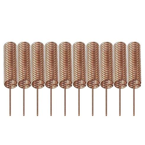 10 kusov špirálovej pružinovej antény pre diaľkové ovládanie 433MHz pre Arduino, Raspberry Pi 5mm