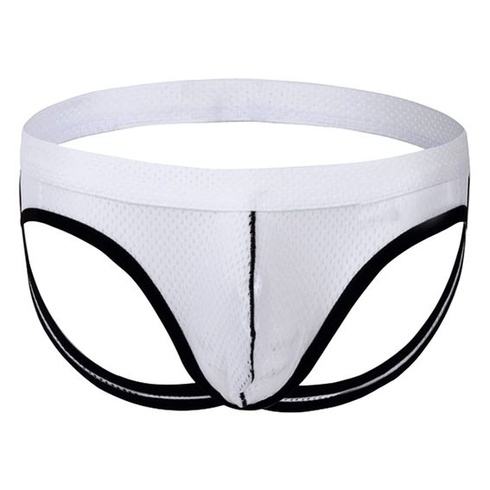 Pánska sexi spodná bielizeň Jockstrap zo sieťoviny, športové tangá, tréningová spodná bielizeň