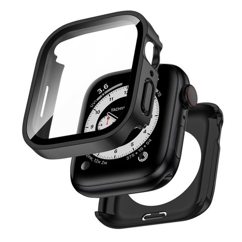 Voděodolné pouzdro 2 v 1 pro Apple Watch Series 11/10 46 mm černé