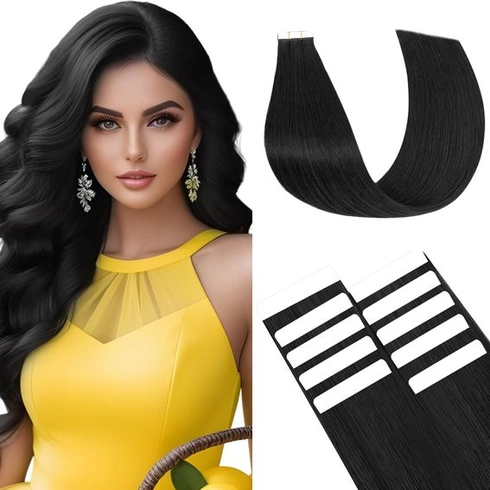 Benehair Tape-in ​​predlžovanie, pravé ľudské vlasy, neviditeľné predĺženie Tape-in, pravé
