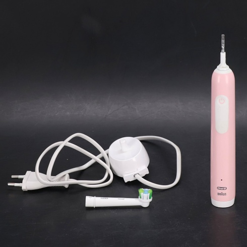 Elektrická zubná kefka Oral-B Pro Series 1, ružová, 1 kefka, navrhnutá spoločnosťou Braun
