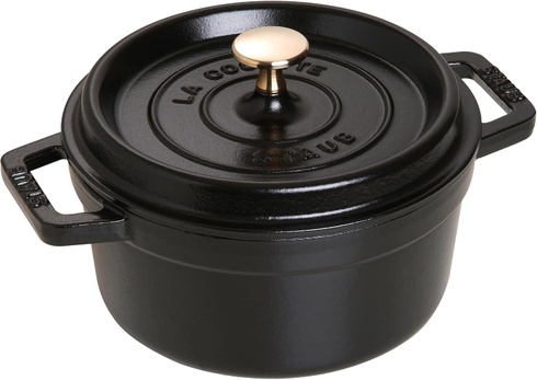 Hrniec značky Staub, čierny