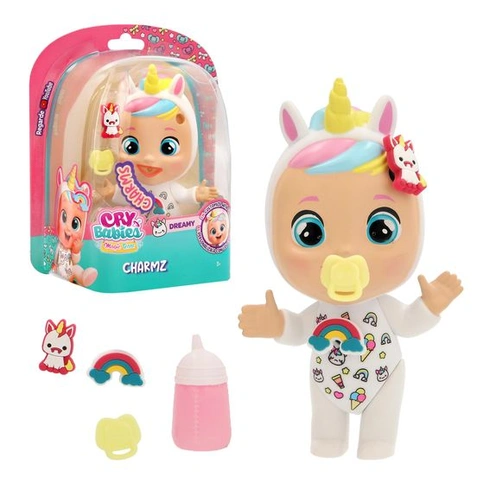 CRY Babies Magic Tears Charmz Surprise Doll Sběratelské panenky s překvapením 8 panenek s přívěsky