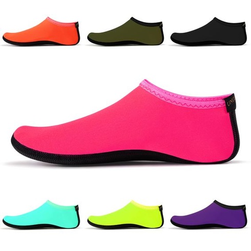 Vodné ponožky – Unisex ponožky na jogu do interiéru, barefoot topánky do vody EÚ: 28,5 až 30 [XXS]