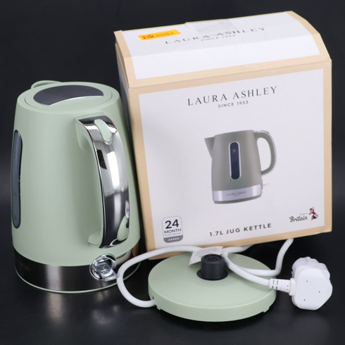 Rýchlovarná kanvica Laura Ashley zelená, 1,7L