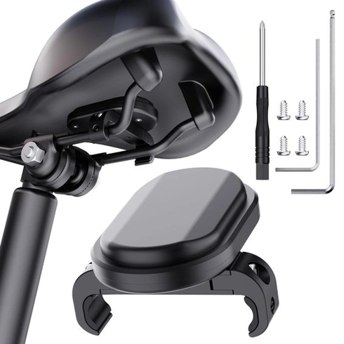 Držiak na bicykel DDJ pre Apple AirTag (2021 a 2025), Samsung Smart Tag 2 a Moto Tag, skrytý pod sedlom