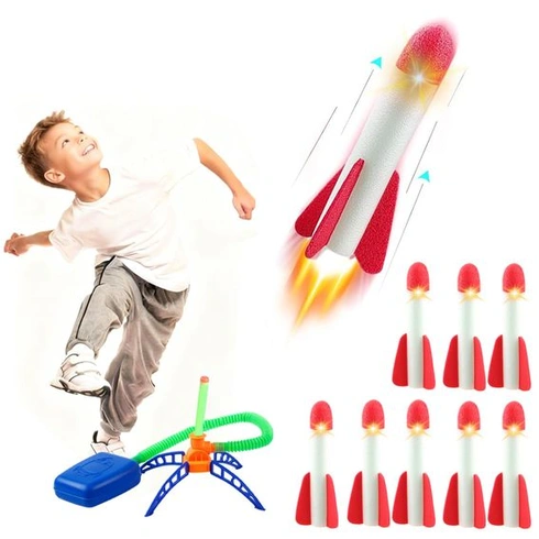Raketa HhBdy pro děti, raketa s 8 pěnovými raketami (svítí)