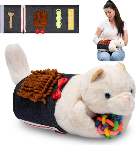 Uklidňující kočka Celley Fidget Muff