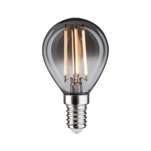 Paulmann 28863 LED žiarovka 1879, kvapková, zlatá, 170lm, 4 W, stmievateľná, dymové sklo, vintage,