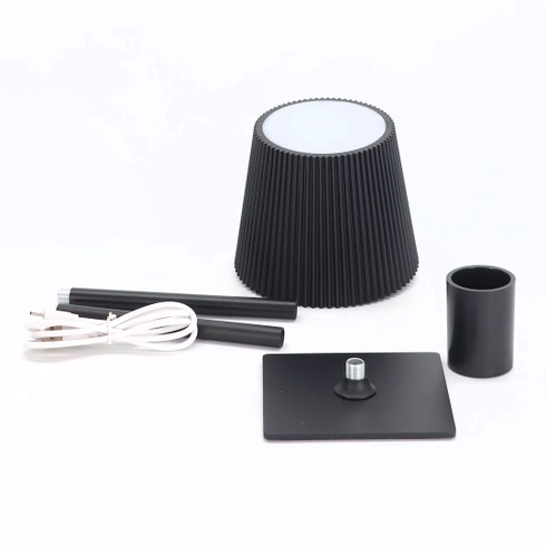 Stolová LED lampa YICAIZI bezdrôtová, čierna