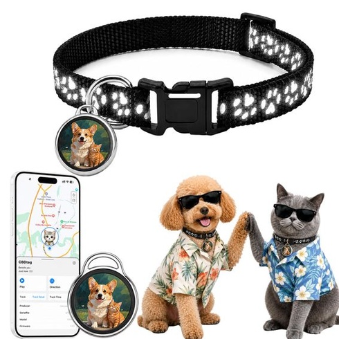 GPS tracker pre mačky, tracker pre mačky bez predplatného, ​​GPS sledovacie zariadenie pre mačky na