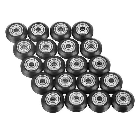 Guľôčkové ložiská s V drážkou 20 kusov 5mm 625 POM 3D tlačiareň CNC