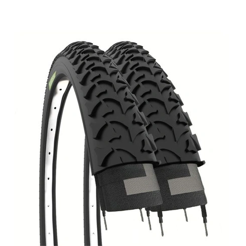 Plášte Ecovelò 2 26 x 1,95 (50-559) čierne pre horské bicykle s hrboľatým dezénom