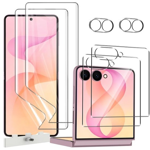 Ochranná fólie AOKUMA pro Samsung Galaxy Z Flip 8, tvrzené sklo, 2 ochranné fólie z tvrzeného skla