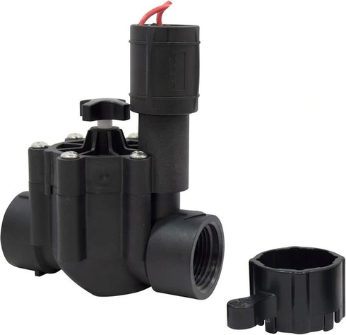 Solenoidový ventil S&M 570209 s 9V solenoidovými cievkami, pripojenie 1 palec (2,54 cm), prevádzkové
