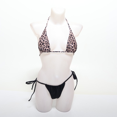 DOULAFASS Bikiny Damen Set Sexy Triangel String Bikiny Brazílsky štýl 2tlg Falten Tanga Bikiny
