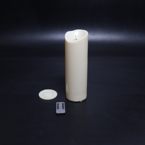LED sviečky EXTSUD 31,5 cm × 10 cm s diaľkovým ovládaním, odolné proti striekajúcej vode, s časovačom,
