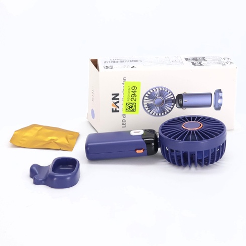Ručný ventilátor Rafada, prenosný mini ventilátor, dobíjací, malý vreckový ventilátor s 5