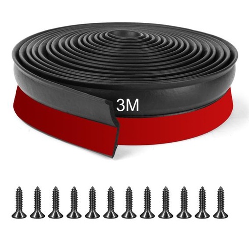 Tesnenie garážových brán Flintronic 3M, samolepiaca tesniaca páska, gumový tesniaci prúžok s 12