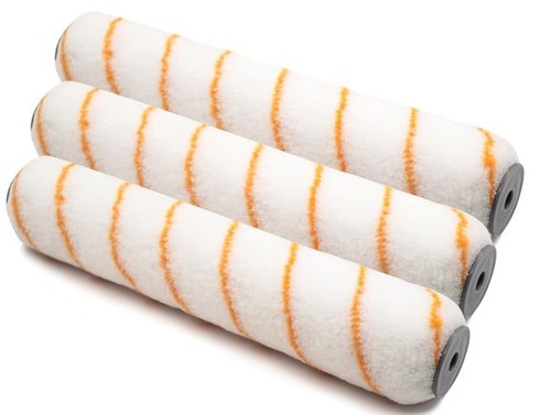 ROLLINGDOG 30,5cm polyesterové návleky na malířské válečky, balení 3 ks s koncovkami, 1/2palcový