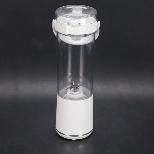 Prenosný dobíjací mini mixér s objemom 600 ml s digitálnym displejom, 12čepelový prenosný mixér na
