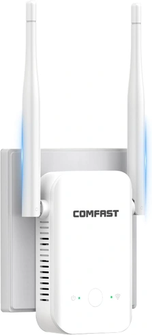 WiFi opakovač COMFAST biely 2 antény 2,4 GHz