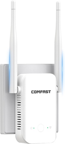 WiFi opakovač COMFAST bílý 2 antény 2,4 GHz