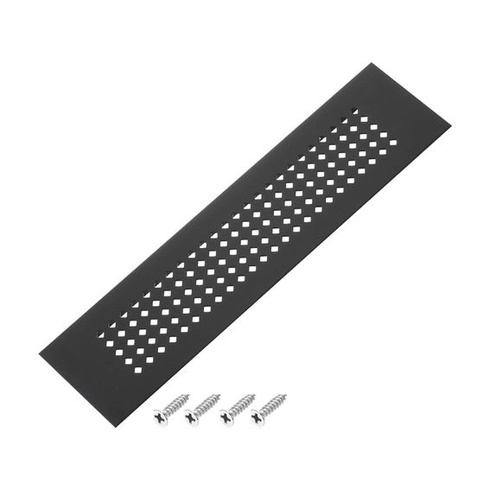 PATIKIL Větrací mřížka 50 x 200 mm, hliníková výfuková mřížka, větrací mřížka se šrouby, větrací