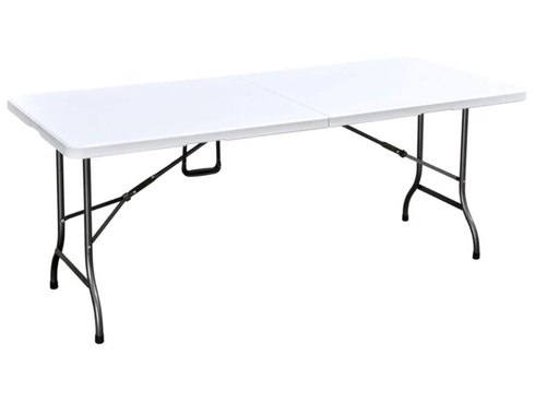 Záhradný stôl Mufaro 304736, obdĺžnikový, HDPE plast, skladací, 180 x 75 x 74 cm - B