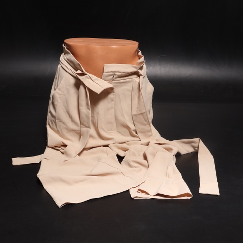 Odozli Paperbag nohavice Dámske elegantné nohavice s vysokým pásom, palazzo nohavice, sukne, dlhé
