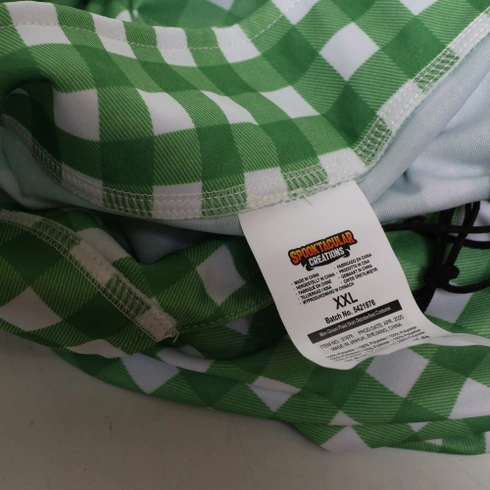 Pánský kostkovaný kostým vel. 2XL
