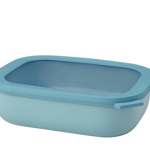Mepal Multi Bowl Circular Rectangular - Miska do mikrovlnnej rúry - Vhodná ako vzduchotesná