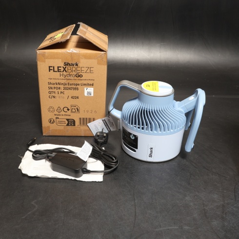 Ventilátor Shark FlexBreeze HydroGo modrý