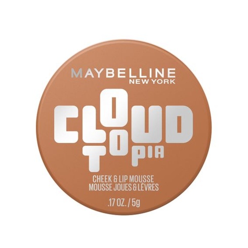 Maybelline New York Cloudtopia Cheek & Lip Mousse, tvárenka a rúž 2 v 1 pre 14-hodinovú výdrž,