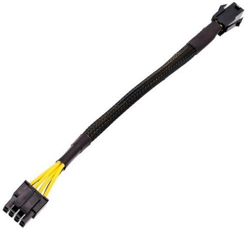 Adaptérový kábel JZK 20cm pre napájací zdroj ATX zo 4pinového na 8pinový, adaptér pre základné
