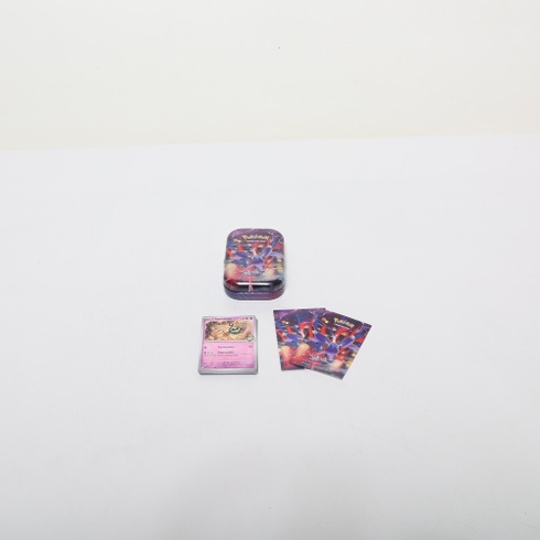 Kartová hra Pokémon Trading: Mini Tin Box Mega Heroes – Mega Latias (1 samolepka, 1 obrázková karta