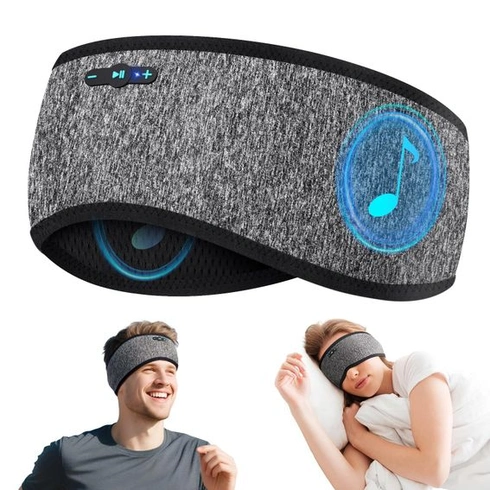 Slúchadlá Bluetooth 6.0 na spanie, bezdrôtový hlavový most 3 v 1 na spanie na boku, 20 hodín