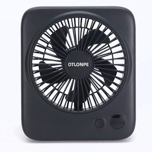 Tichý stolný ventilátor Otlonpe, dobíjací prenosný stolný ventilátor 4000 mAh, doba prevádzky 23