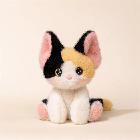 Plyšová hračka Herfair Cat, plyšové kočky, roztomilá plyšová hračka na hraní a mazlení, kawaii