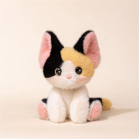 Plyšová hračka Herfair Cat, plyšové mačky, roztomilá plyšová hračka na hranie a maznanie, kawaii