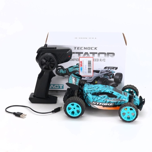 Tecnock auto na diaľkové ovládanie pre deti, 1:18 vysokorýchlostné 20 km/h RC auto 2WD RC bugina, 2,4